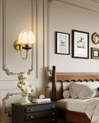 Amelie Floral Fabric Wall Sconce