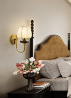 Amelie Floral Fabric Wall Sconce