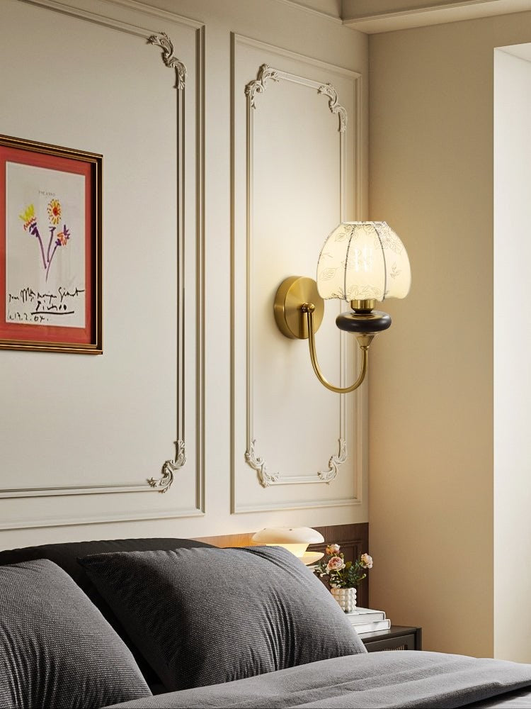 Amelie Floral Fabric Wall Sconce