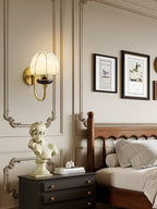 Amelie Floral Fabric Wall Sconce
