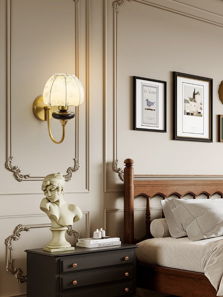 Amelie Floral Fabric Wall Sconce