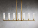 Andreas Fluted Glass Linear Chandelier