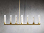 Andreas Fluted Glass Linear Chandelier