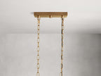 Andreas Fluted Glass Linear Chandelier