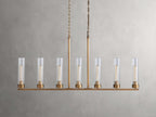 Andreas Fluted Glass Linear Chandelier