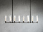 Andreas Fluted Glass Linear Chandelier