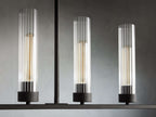 Andreas Fluted Glass Linear Chandelier