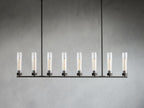 Andreas Fluted Glass Linear Chandelier