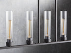 Andreas Fluted Glass Linear Chandelier