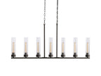 Andreas Fluted Glass Linear Chandelier