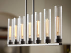 Andreas Fluted Glass Linear Chandelier