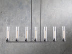 Andreas Fluted Glass Linear Chandelier