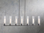 Andreas Fluted Glass Linear Chandelier