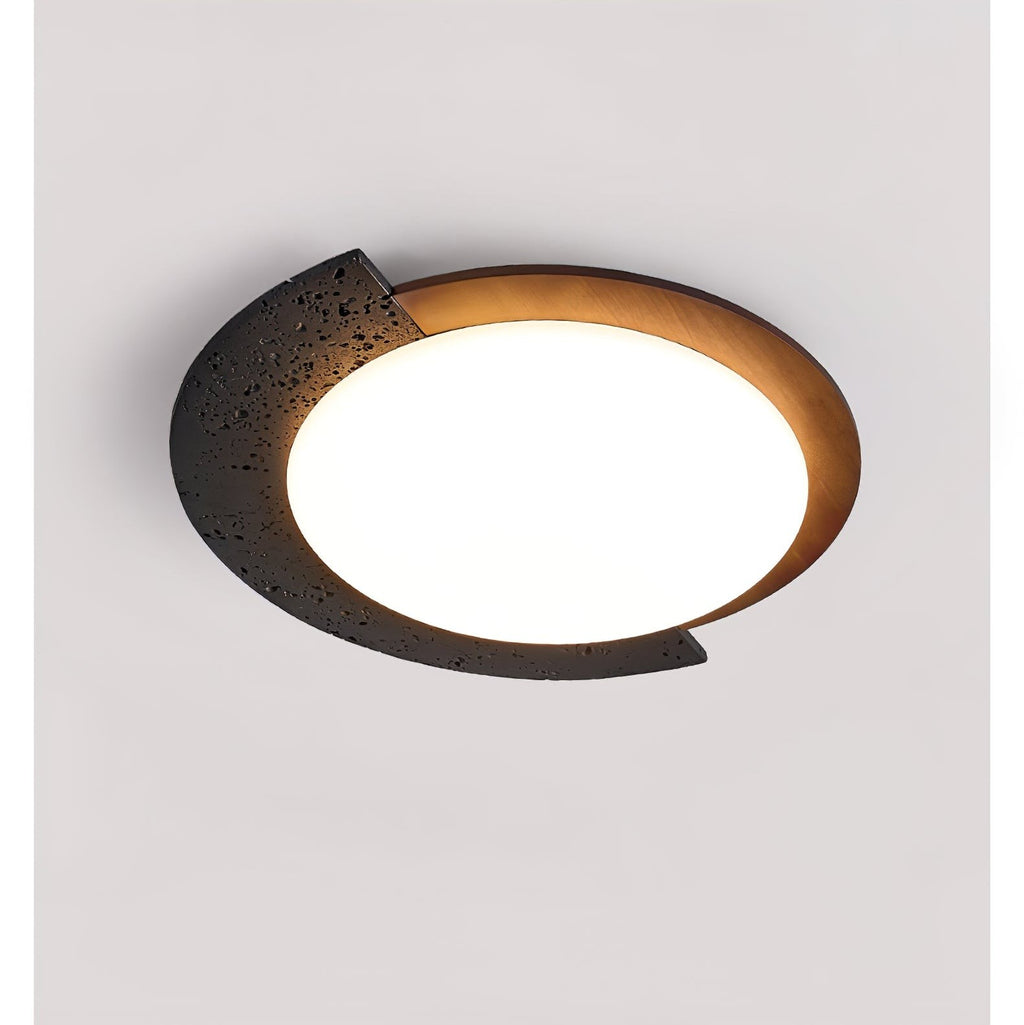Aperture Stone Ceiling Light