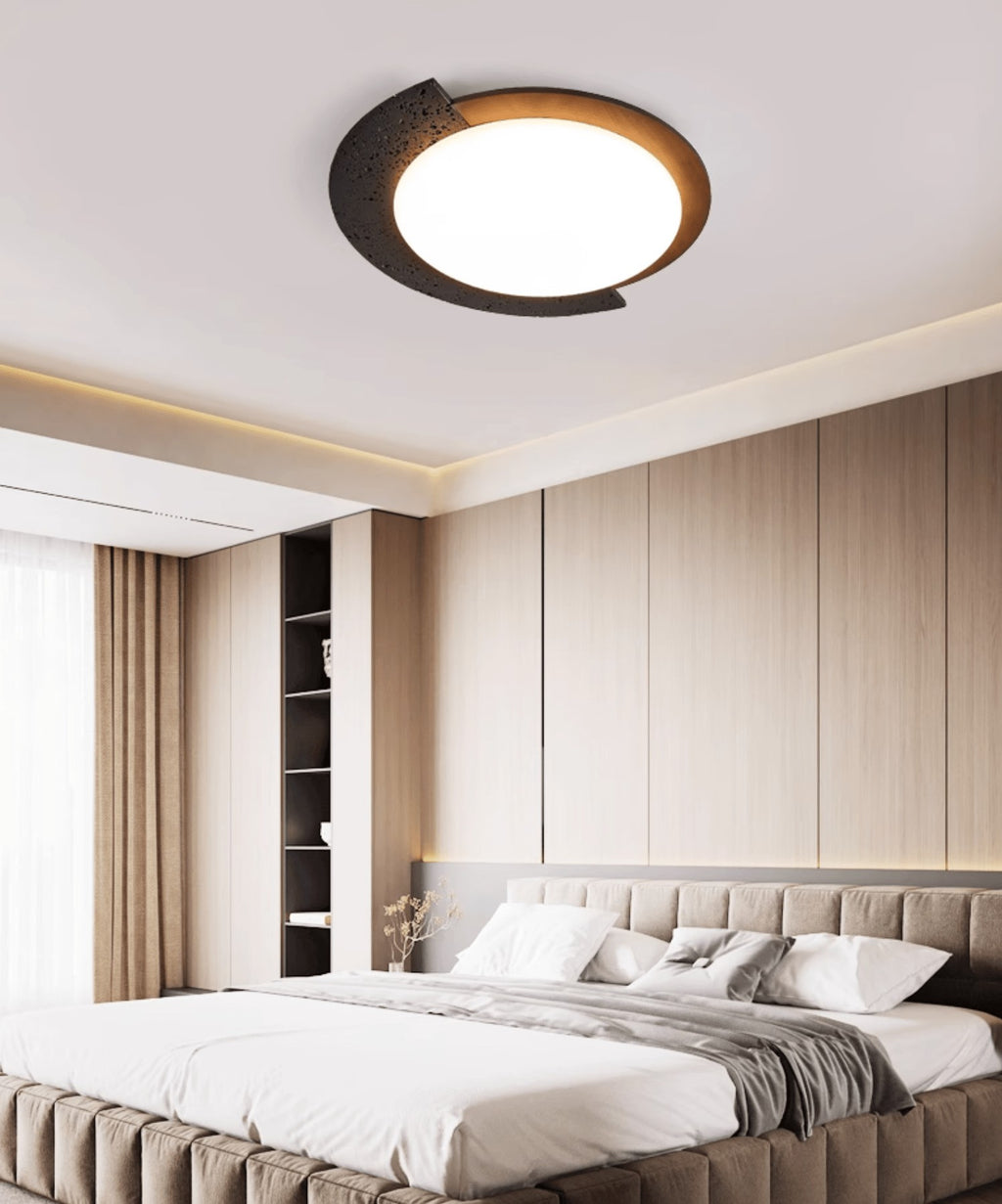 Aperture Stone Ceiling Light