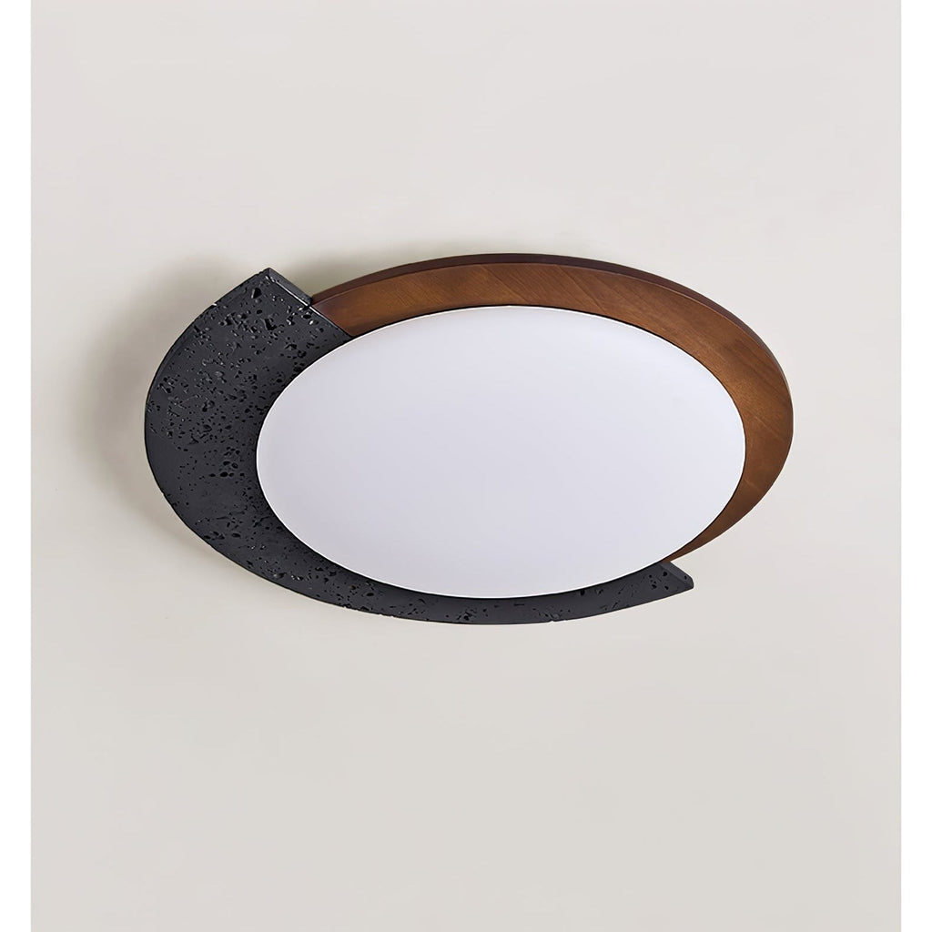 Aperture Stone Ceiling Light