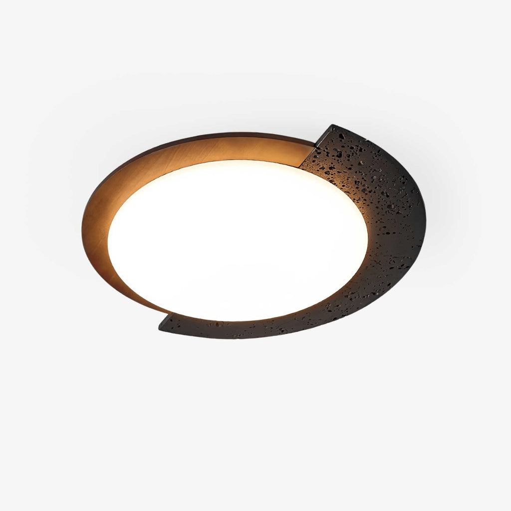 Aperture Stone Ceiling Light
