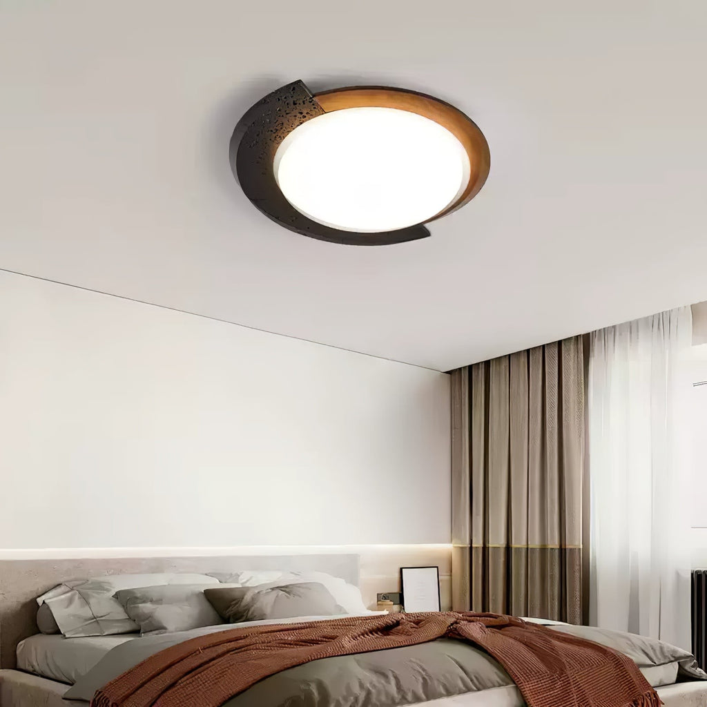 Aperture Stone Ceiling Light