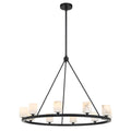 Aragon 34.75'' LED Matte Black Chandelier Black 34.75"W x 26"H x 34.75"D