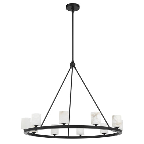 Aragon 34.75'' LED Matte Black Chandelier Black 34.75"W x 26"H x 34.75"D