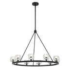 Aragon 36'' LED Matte Black Chandelier Black 36"W x 26"H x 36"D