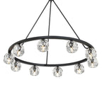 Aragon 36'' LED Matte Black Chandelier Black 36"W x 26"H x 36"D