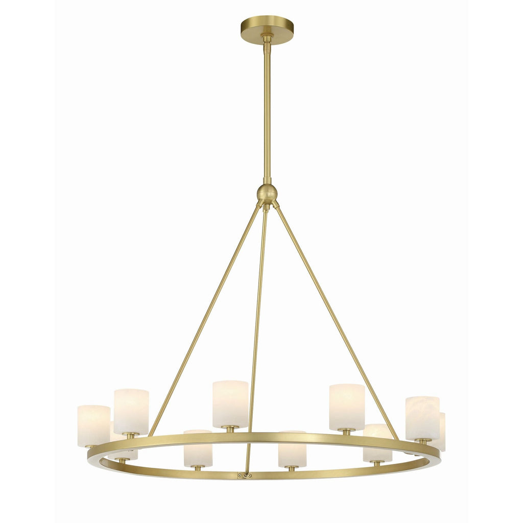 Aragon 34.75'' LED Soft Brass Chandelier Gold 34.75"W x 26"H x 34.75"D