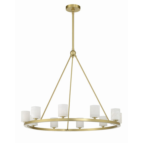 Aragon 34.75'' LED Soft Brass Chandelier Gold 34.75"W x 26"H x 34.75"D