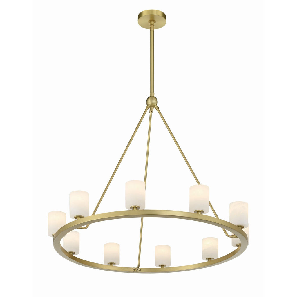 Aragon 34.75'' LED Soft Brass Chandelier Gold 34.75"W x 26"H x 34.75"D