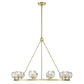 Aragon 36'' LED Soft Brass Chandelier Gold 36"W x 26"H x 36"D