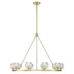 Aragon 36'' LED Soft Brass Chandelier Gold 36"W x 26"H x 36"D