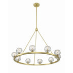 Aragon 36'' LED Soft Brass Chandelier Gold 36"W x 26"H x 36"D
