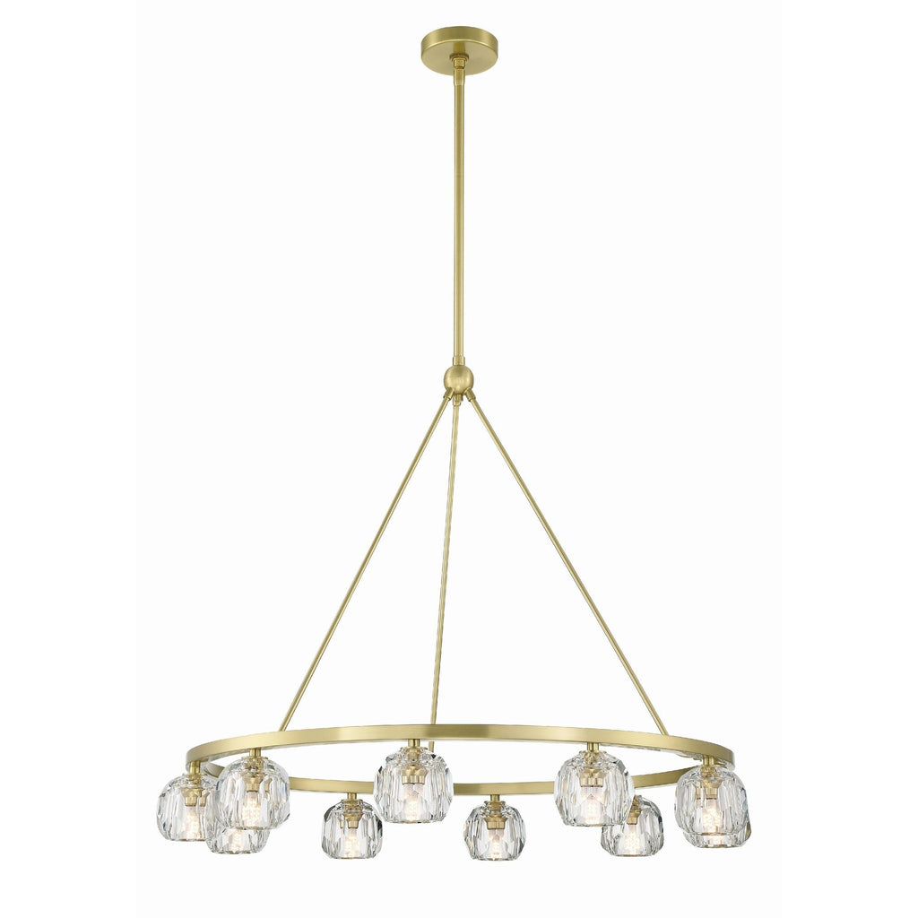 Aragon 36'' LED Soft Brass Chandelier Gold 36"W x 26"H x 36"D