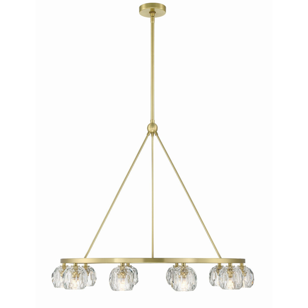 Aragon 36'' LED Soft Brass Chandelier Gold 36"W x 26"H x 36"D