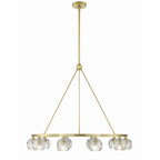 Aragon 36'' LED Soft Brass Chandelier Gold 36"W x 26"H x 36"D