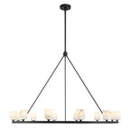 Aragon 46.75'' LED Matte Black Chandelier Black 46.75"W x 32"H x 46.75"D