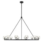 Aragon 48'' LED Matte Black Chandelier Black 48"W x 32"H x 48"D