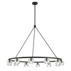 Aragon 48'' LED Matte Black Chandelier Black 48"W x 32"H x 48"D
