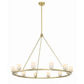 Aragon 46.75'' LED Soft Brass Chandelier Gold 46.75"W x 32"H x 46.75"D