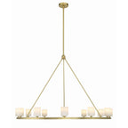 Aragon 46.75'' LED Soft Brass Chandelier Gold 46.75"W x 32"H x 46.75"D