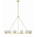 Aragon 48'' LED Soft Brass Chandelier Gold 48"W x 32"H x 48"D