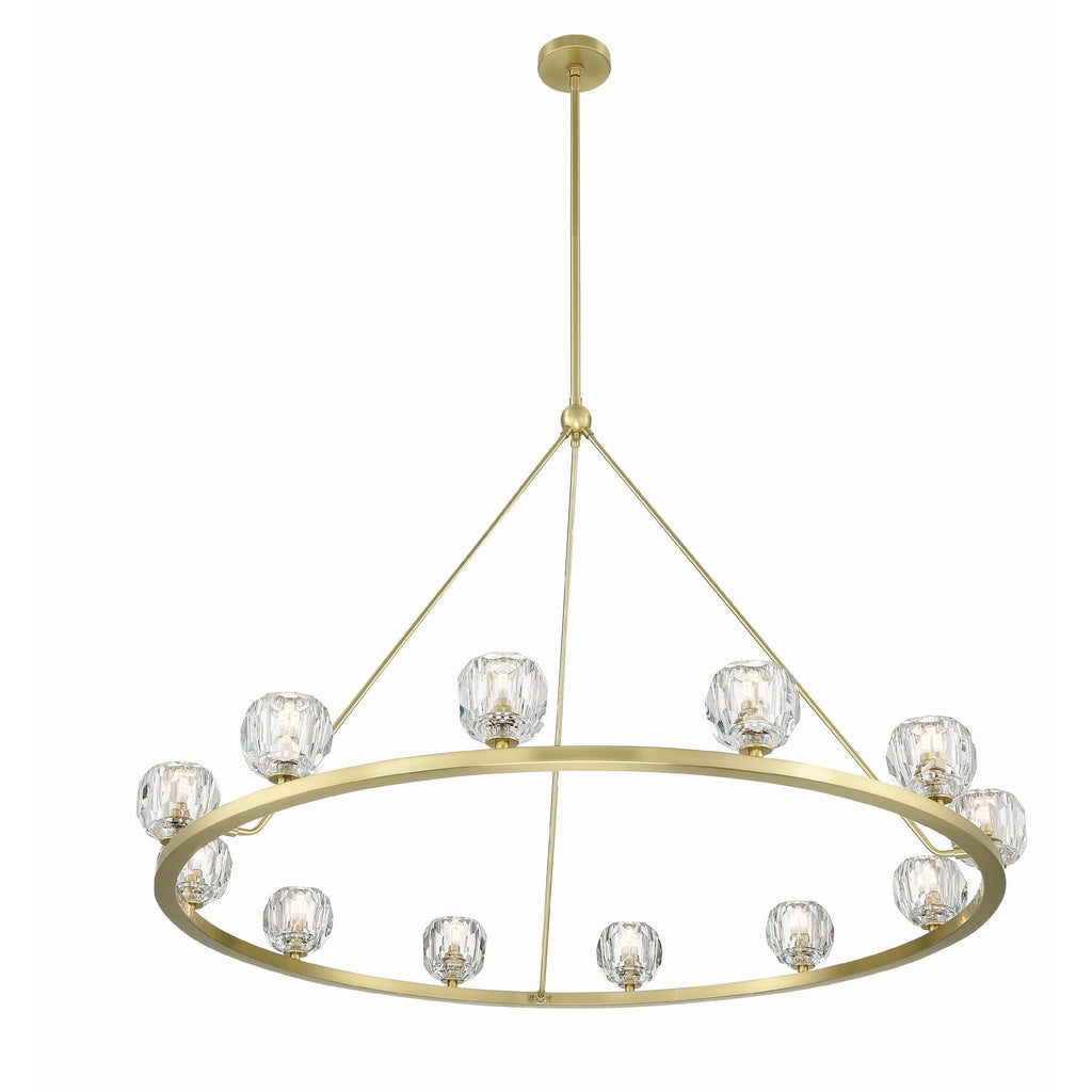 Aragon 48'' LED Soft Brass Chandelier Gold 48"W x 32"H x 48"D