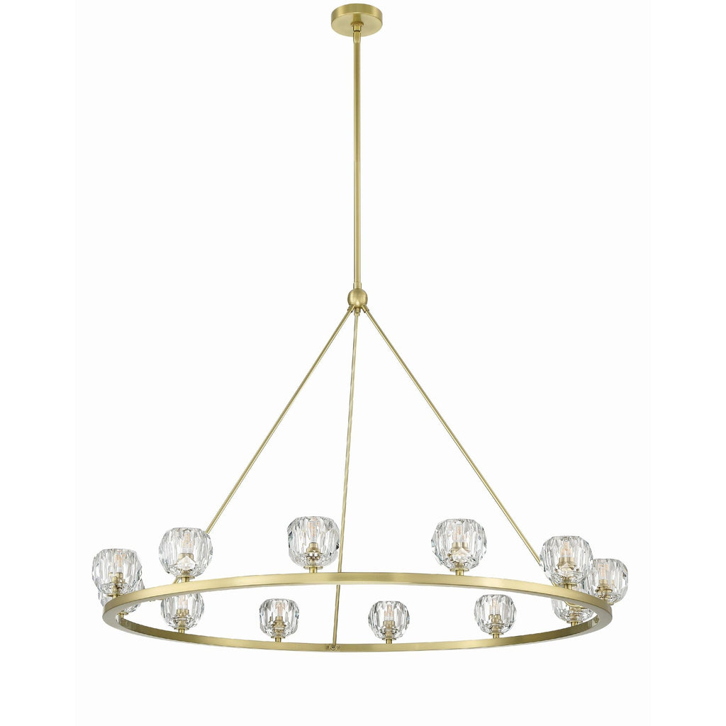 Aragon 48'' LED Soft Brass Chandelier Gold 48"W x 32"H x 48"D