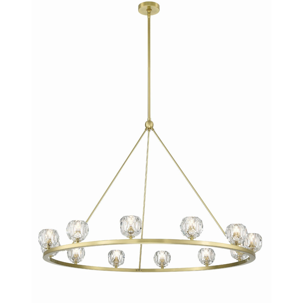 Aragon 48'' LED Soft Brass Chandelier Gold 48"W x 32"H x 48"D
