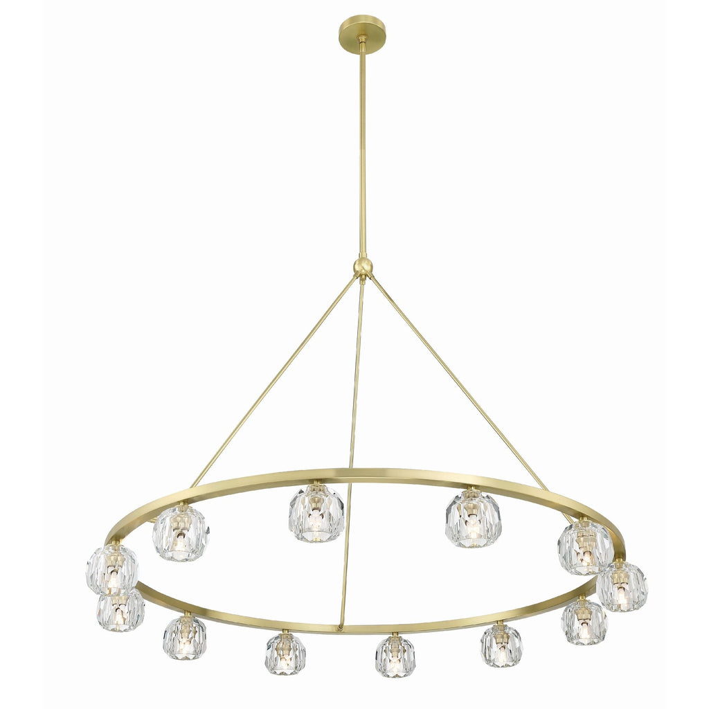 Aragon 48'' LED Soft Brass Chandelier Gold 48"W x 32"H x 48"D
