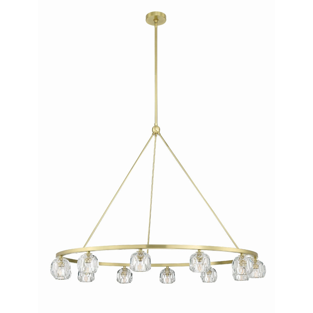 Aragon 48'' LED Soft Brass Chandelier Gold 48"W x 32"H x 48"D