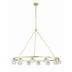 Aragon 48'' LED Soft Brass Chandelier Gold 48"W x 32"H x 48"D