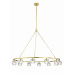 Aragon 48'' LED Soft Brass Chandelier Gold 48"W x 32"H x 48"D