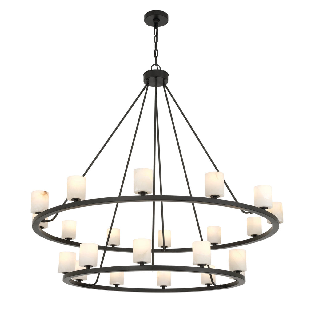 Aragon 46.75'' LED Matte Black Chandelier Black 46.75"W x 41.75"H x 46.75"D