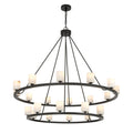 Aragon 46.75'' LED Matte Black Chandelier Black 46.75"W x 41.75"H x 46.75"D